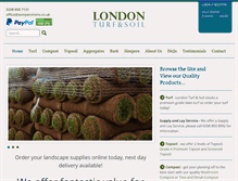 Tablet Screenshot of londonturfandsoil.com